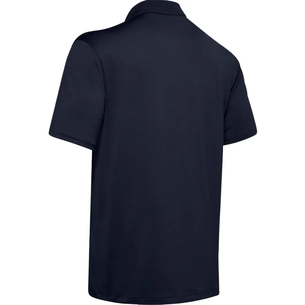 48-Hour Under Armour Men's Midnight Navy Team Performance Polo