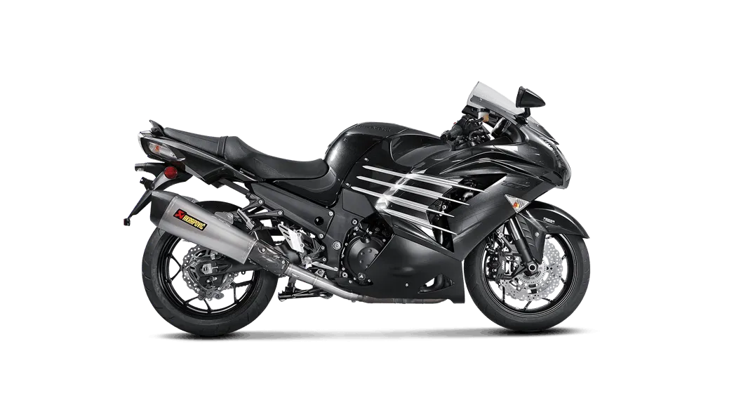 Akrapovič - Kawasaki ZZR 1400/ZX14R 2012-2018 Slip-On Exhaust (Titanium)