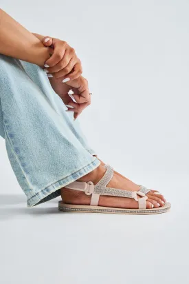 Amozae-All Good Here Flat Sandals - Nude