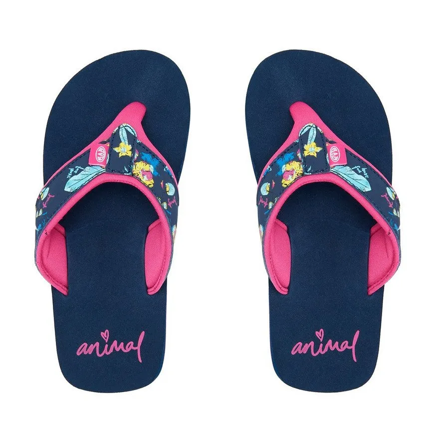 Animal Girls Flip Flops