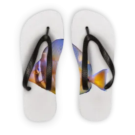 Beautiful Colored Fish Adult Flip Flops