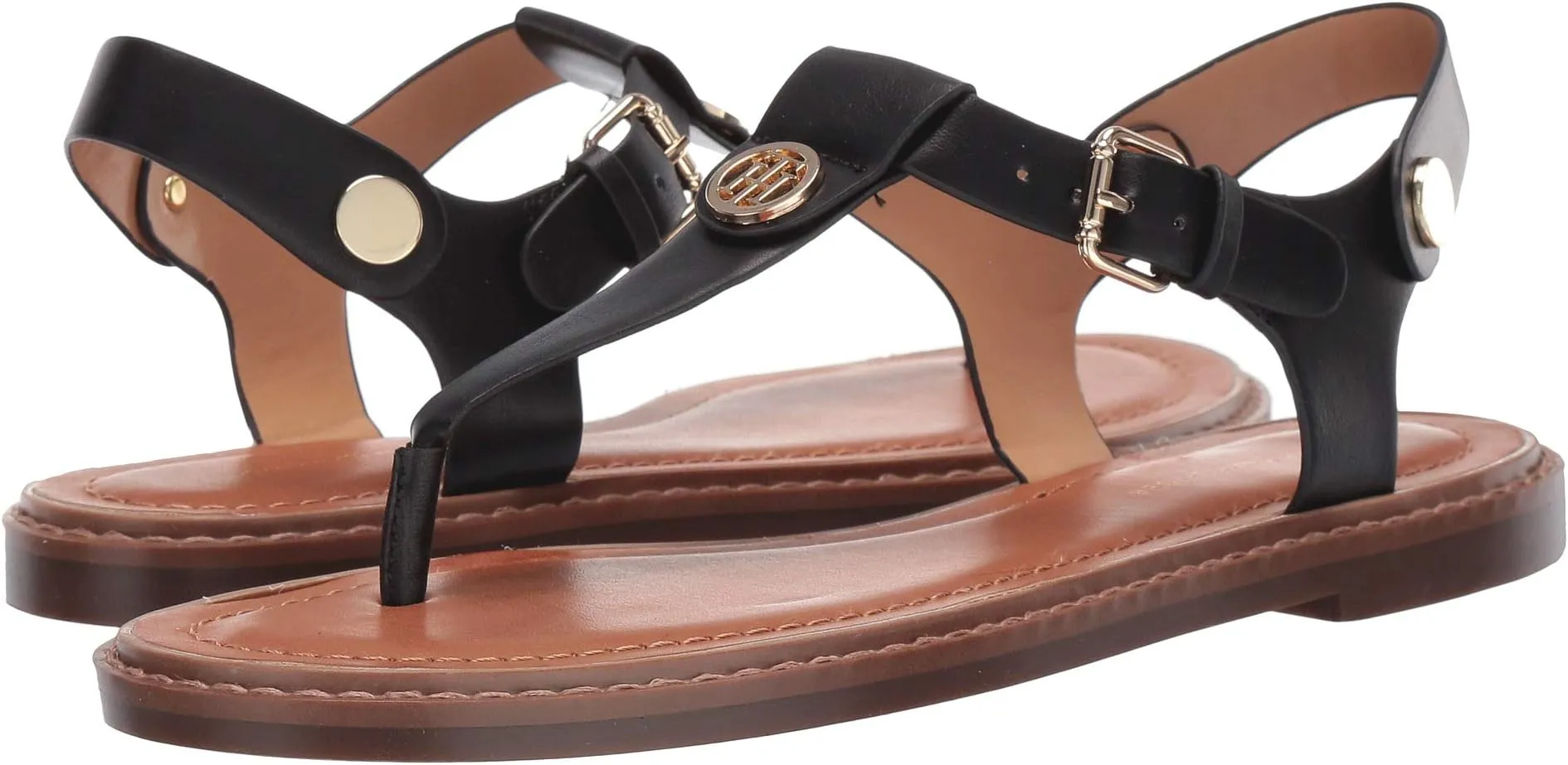 Bennia Tommy Hilfiger Flat Sandals in Black LL