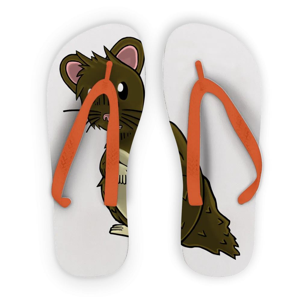 BrownHamster Kids Flip Flops