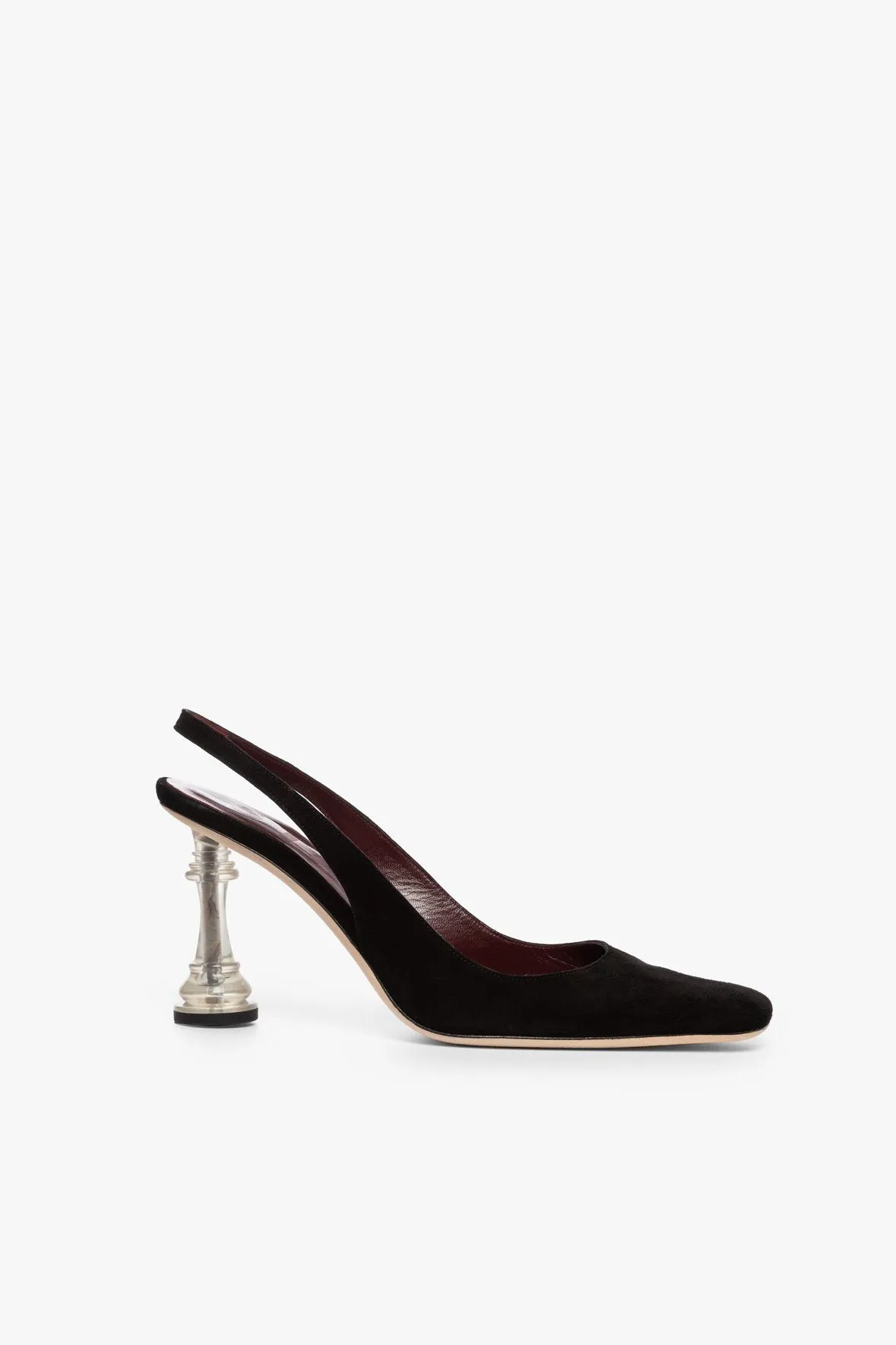 CHESS SLINGBACK HEEL | BLACK