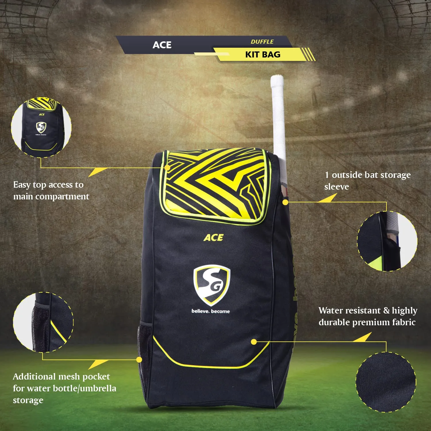 Cricket Kit Bag ACE Duffle