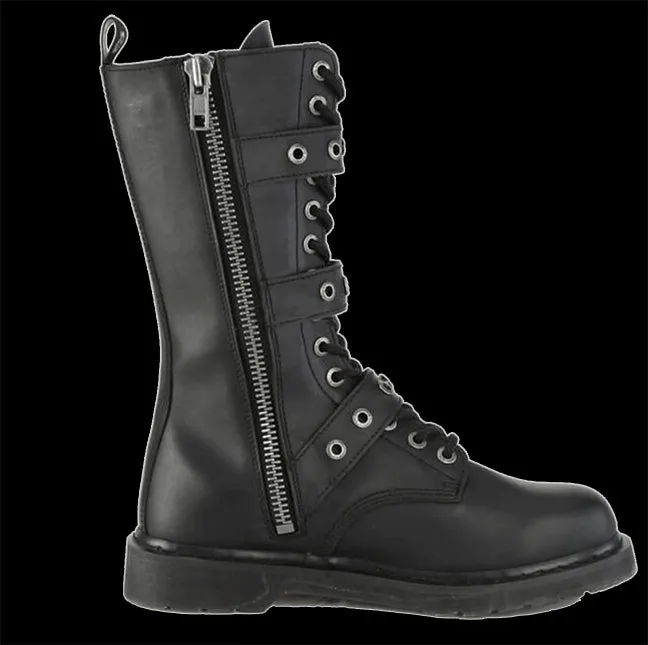 Demonia - BOLT-330 Unisex Combat Boots : Vegan