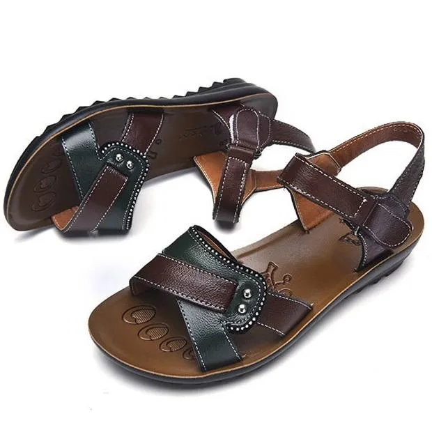 Designer Women Sandals Genuine Leather Summer Leisure