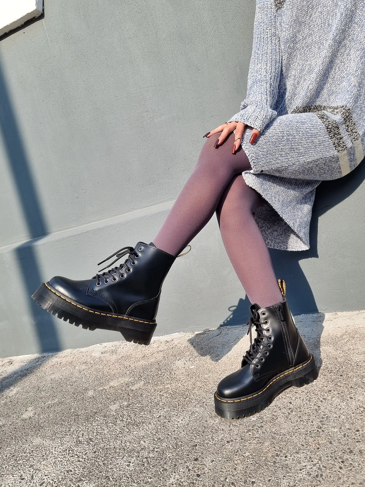 DR. MARTENS JADON BLACK SMOOTH