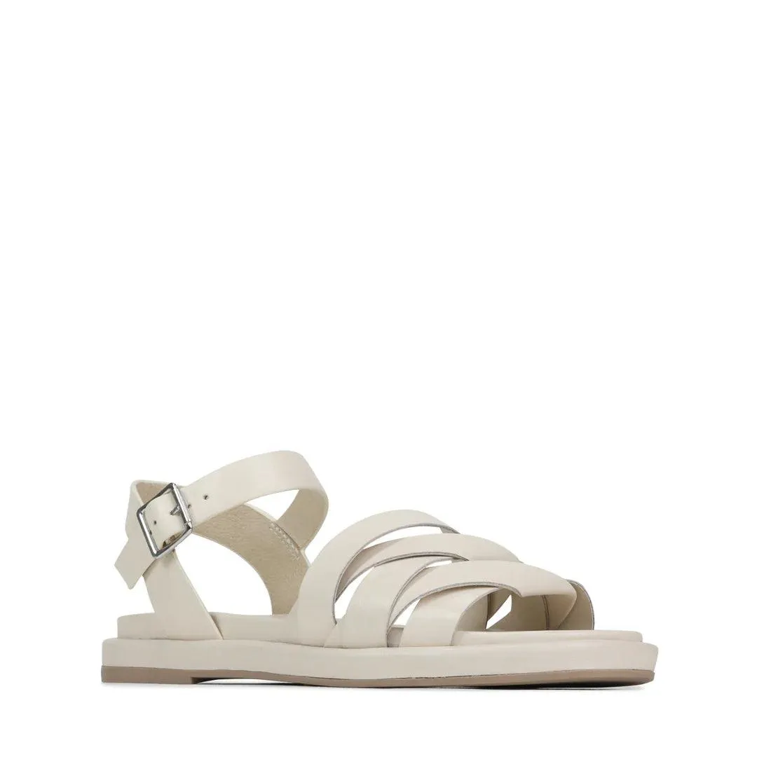 EOS Origami Sandal in Bone Leather