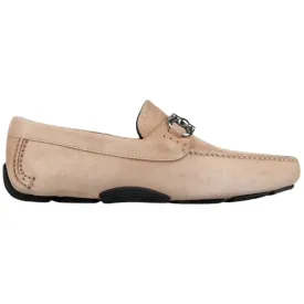 Ferragamo Parigi Eco Men's Driving Loafers Beige