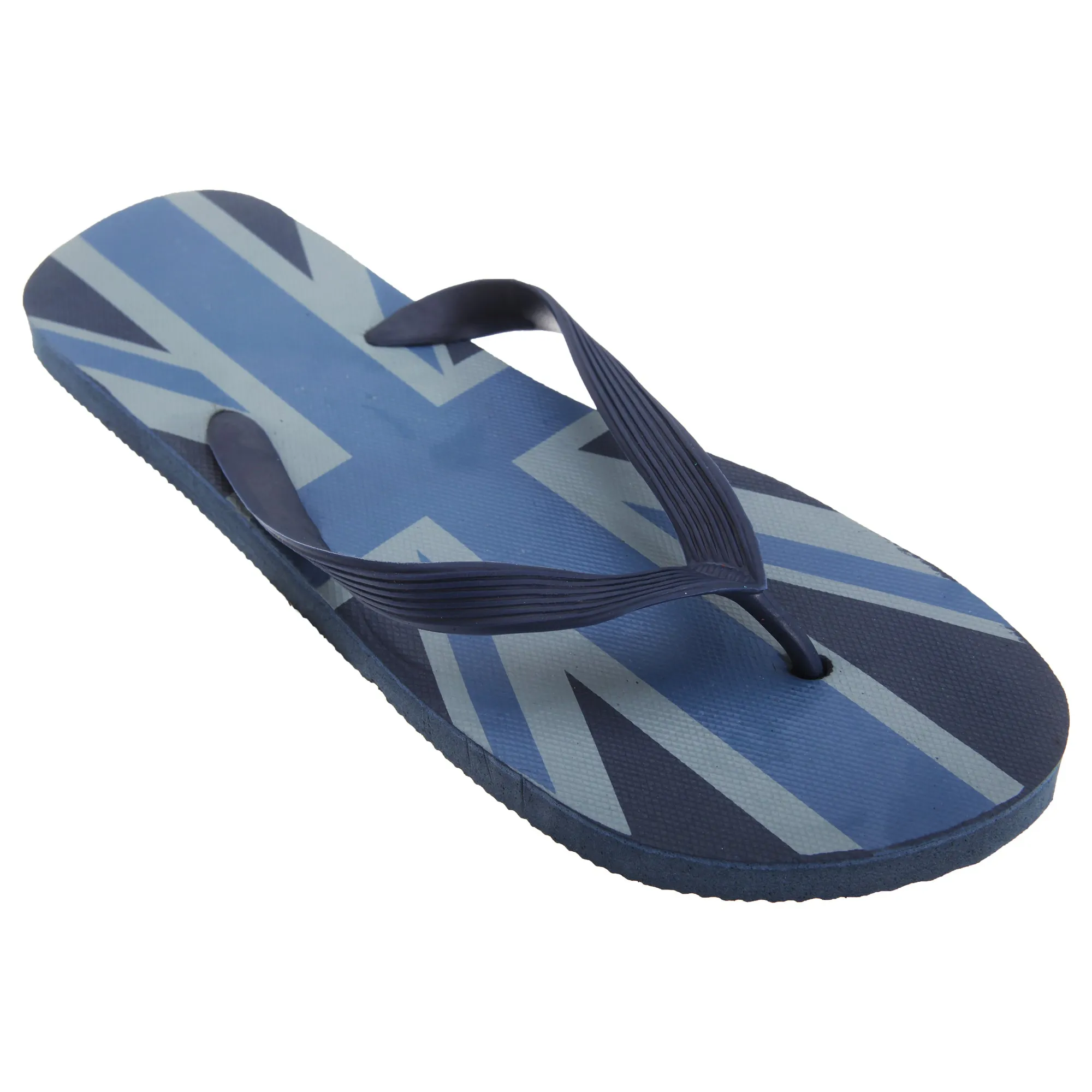 FLOSO Mens Union Jack Design Great Britain Summer Wear Flip Flops