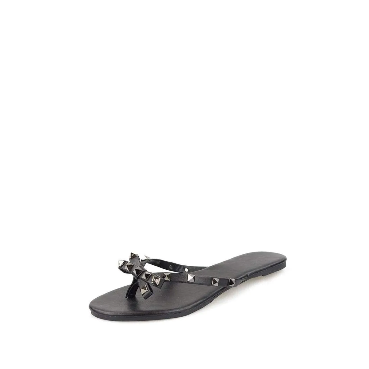 GIA Slip On Rockstud Toe Post Sandal