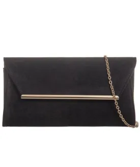 Gold Fastening Envelope Clutch - Katie