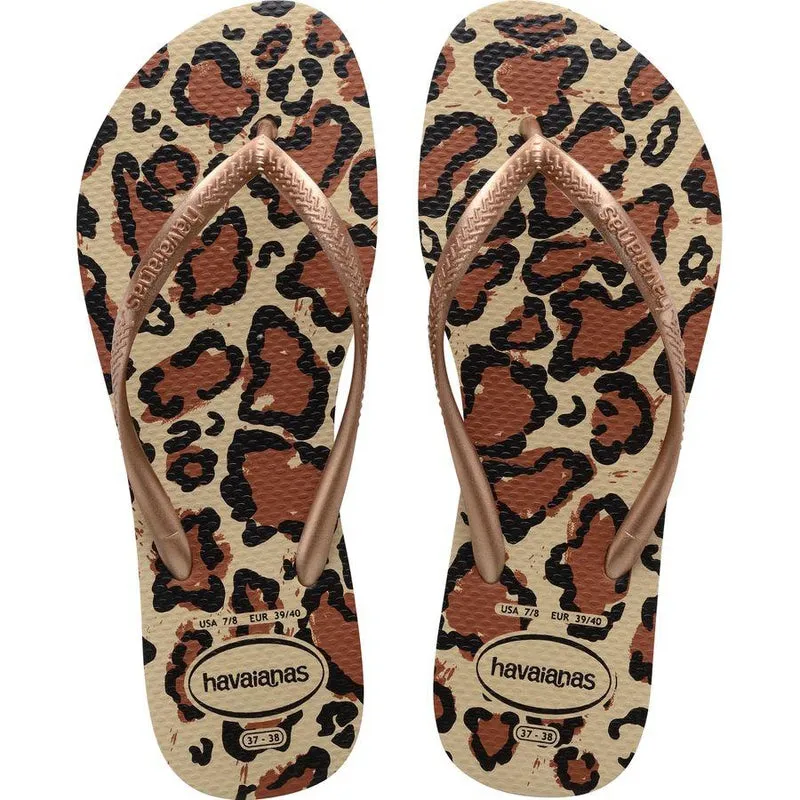 Havaianas Slim Women's FlipFlops - Animal Print