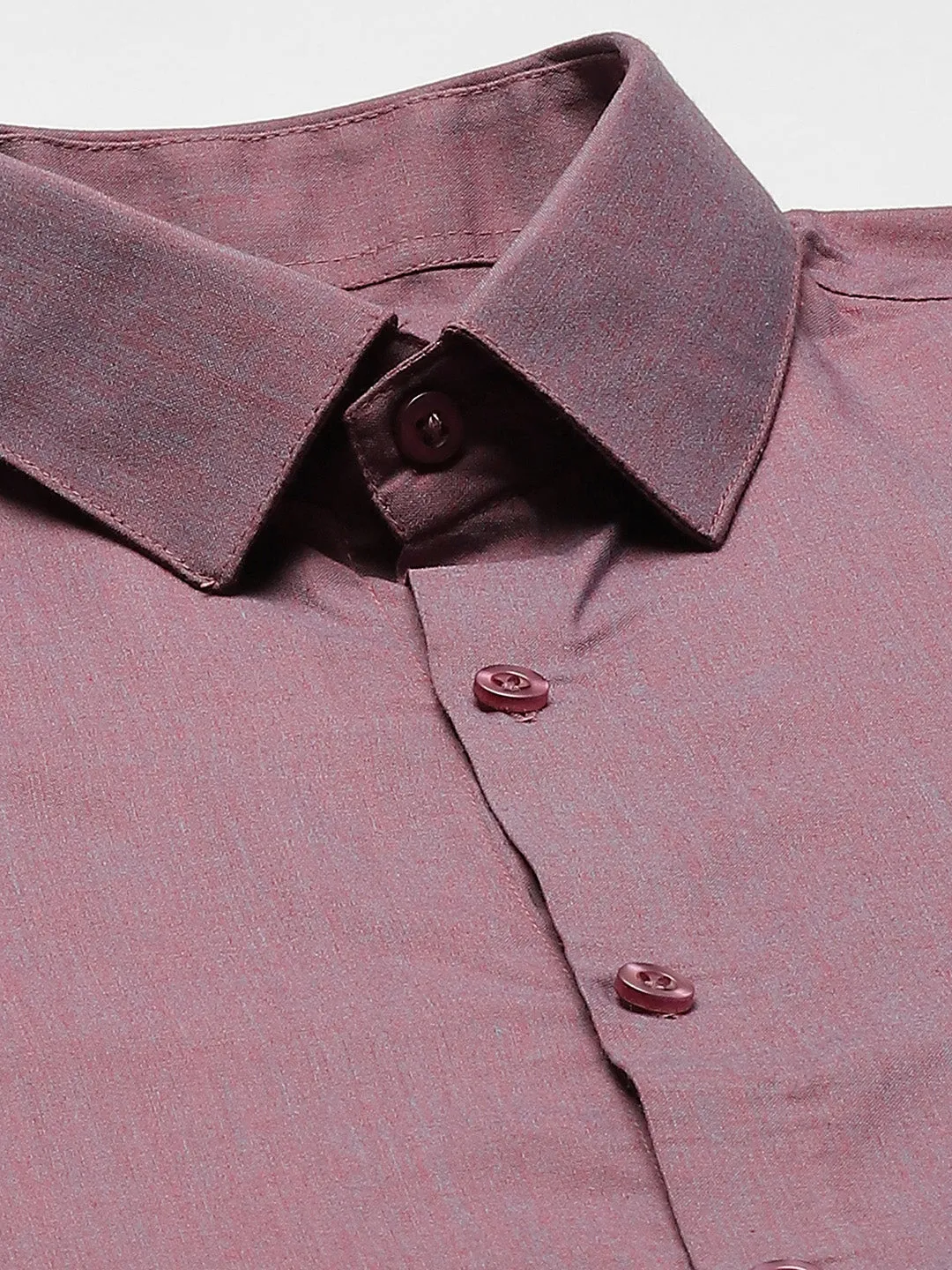 Men's Cotton Violet Classic Formal Shirt - Sojanya