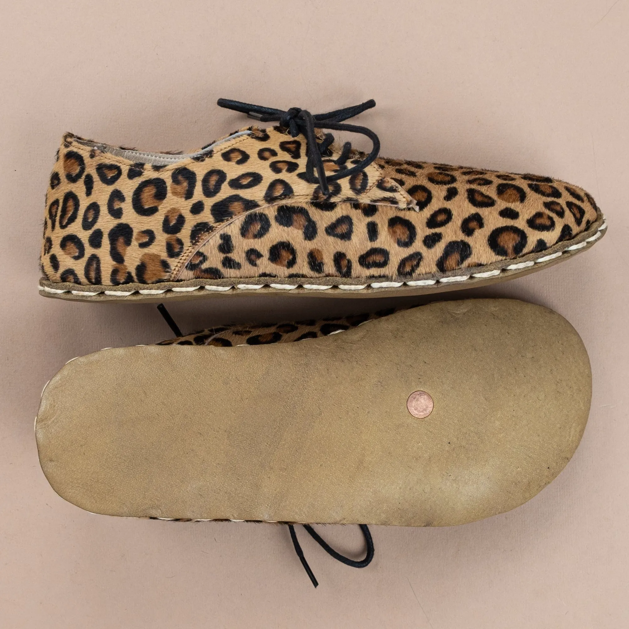 Men's Leopard Oxfords