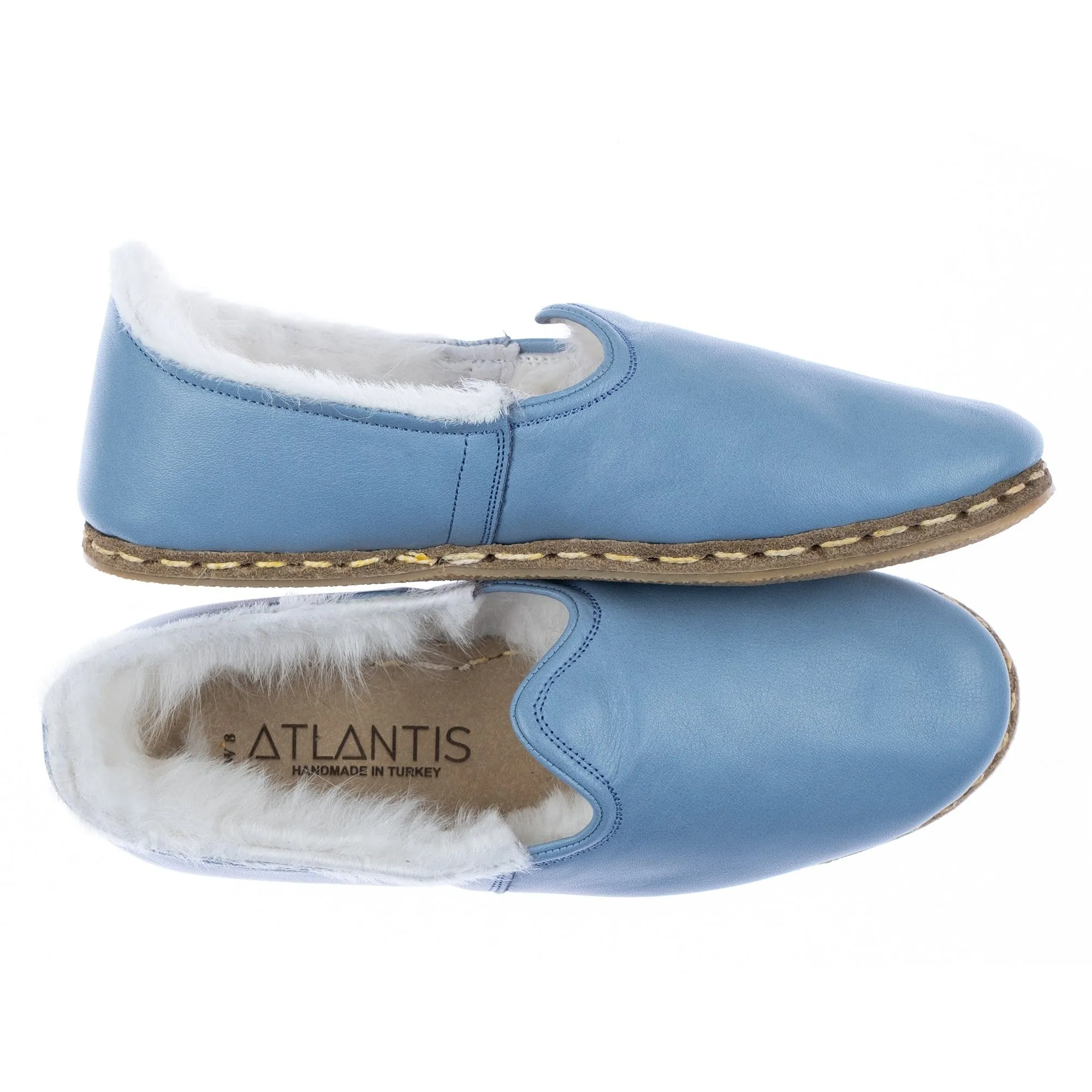 Men's Sky Blue Shearlings