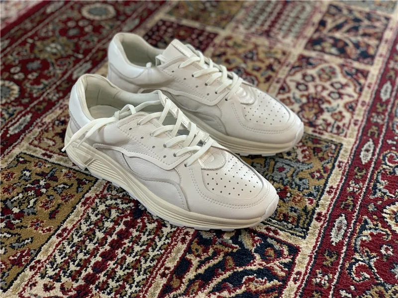 Men's White Chunky Sneakers