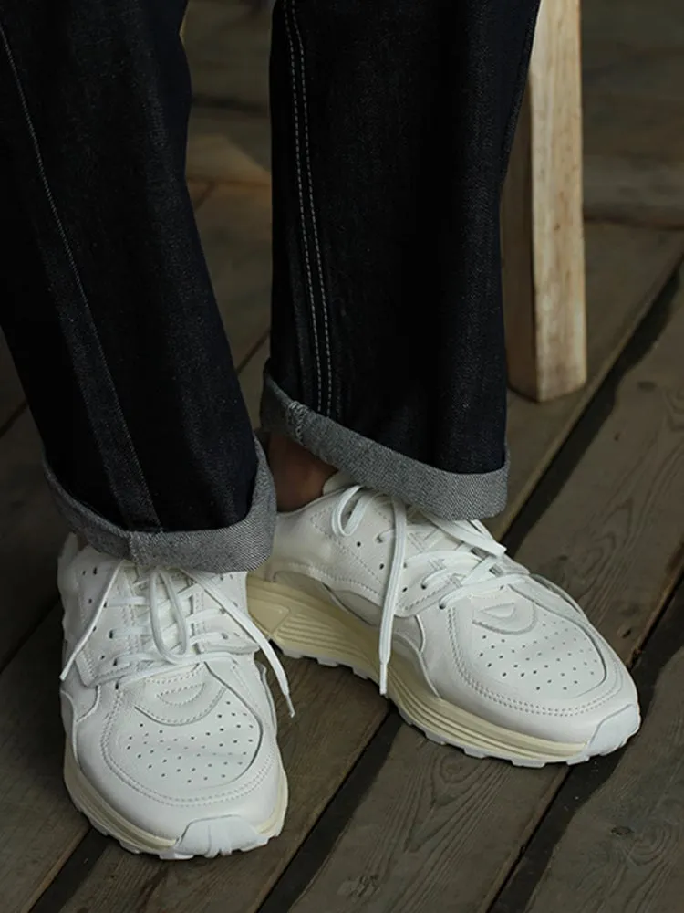 Men's White Chunky Sneakers