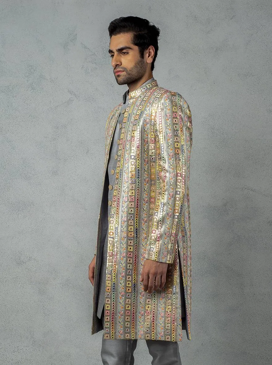 Multicolor Indowestern | TULA