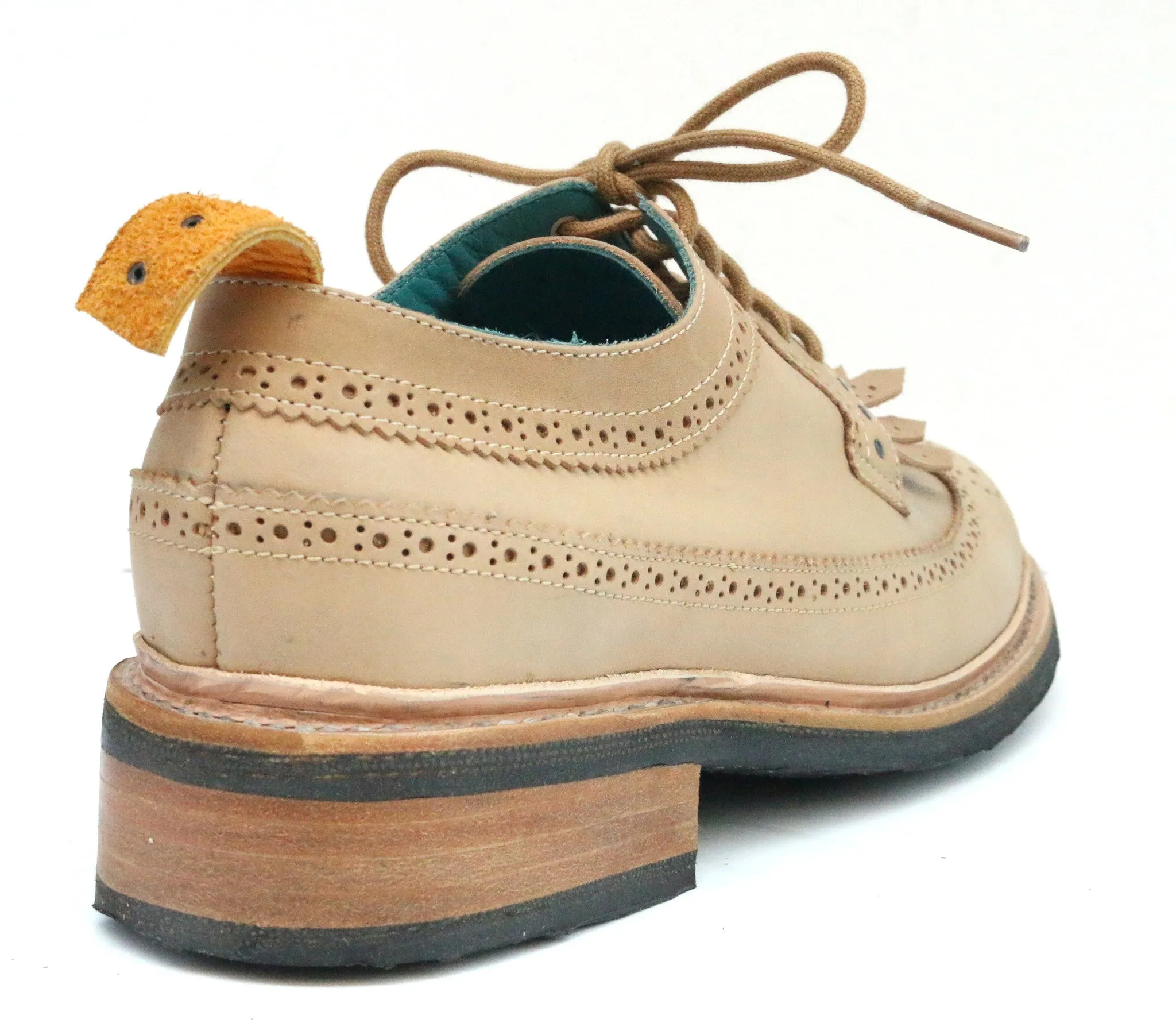 No.1051 RUNWAY brogue shoe Natural