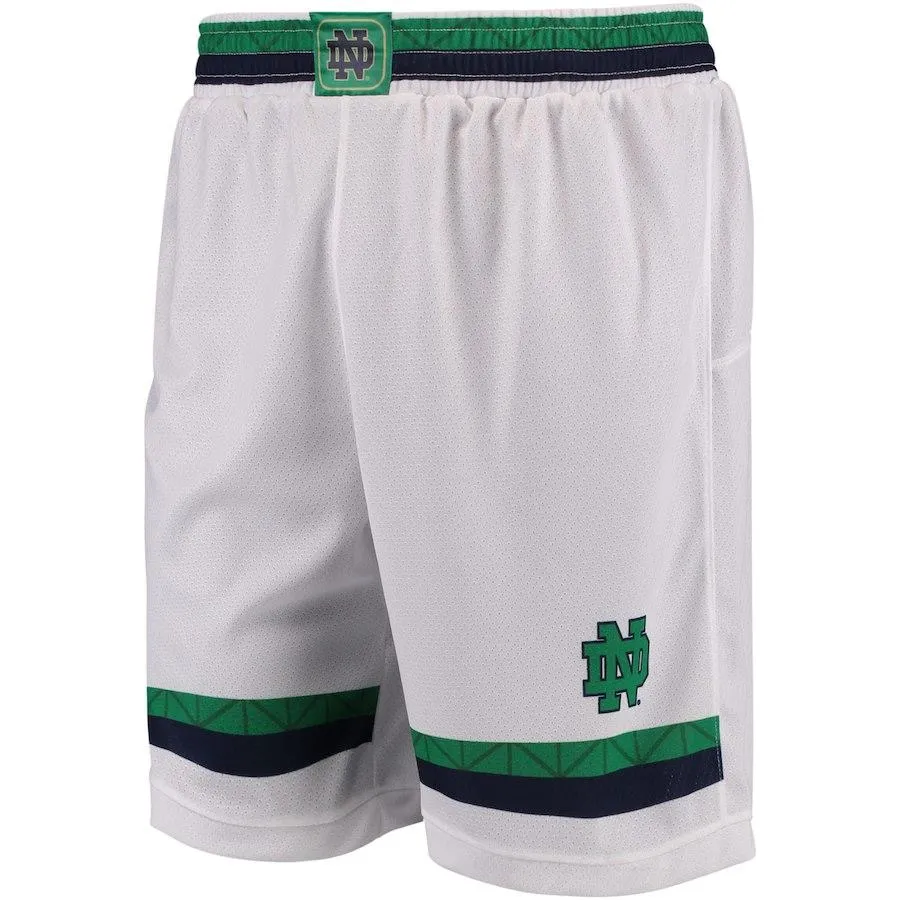 Notre Dame Fight Irish Under Armour White Replica Lacrosse Performance Shorts