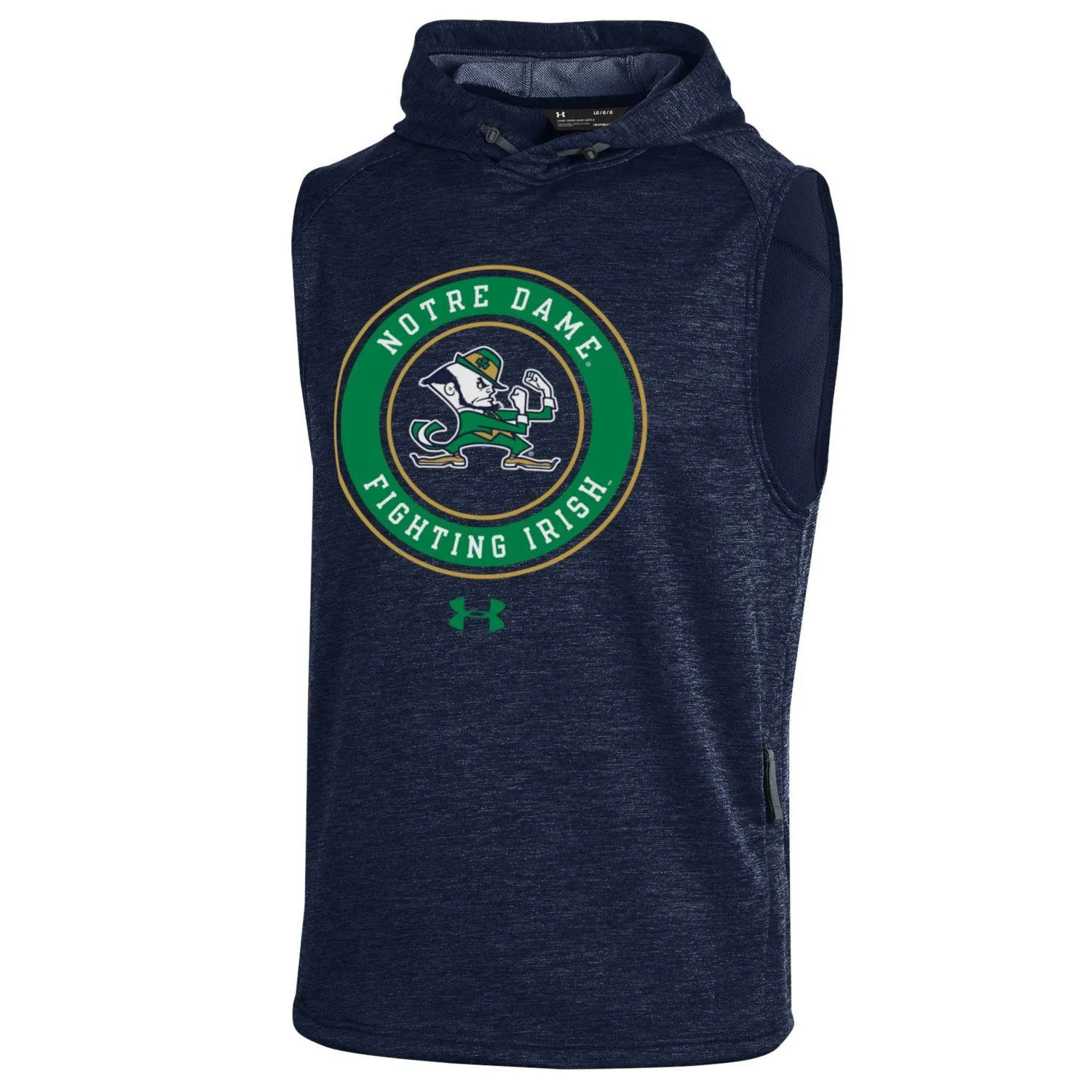 Notre Dame Fighting Irish Under Armour Navy "Threadborne" Hoodie Pullover