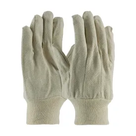 PIP 90-910I Economy Grade Cotton/Polyester Canvas Single Palm Glove - Knit Wrist