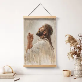 Redeeming Light Hanging Canvas Wall Art - Jesus Picture - Jesus Portrait Canvas - Religious Canvas