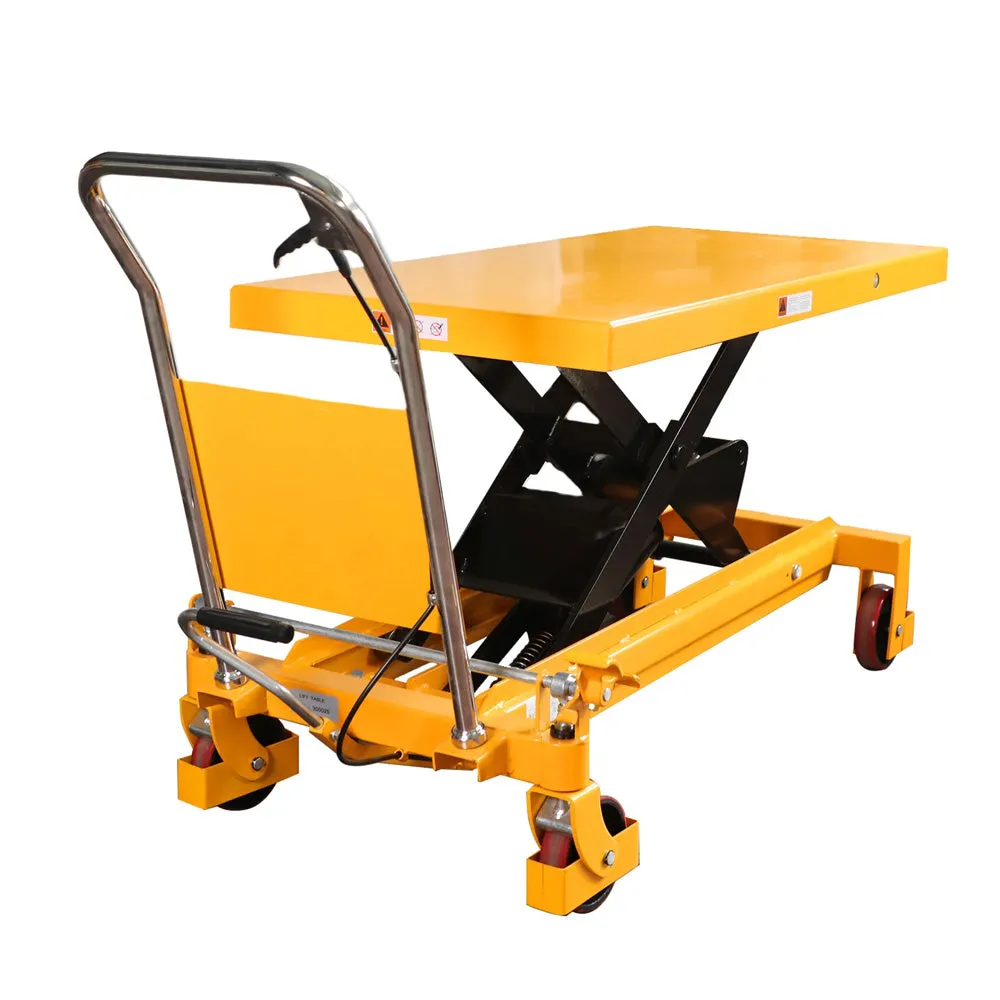 Single Scissor Lift Table, 3300 lbs, 39.4" Lifting Height