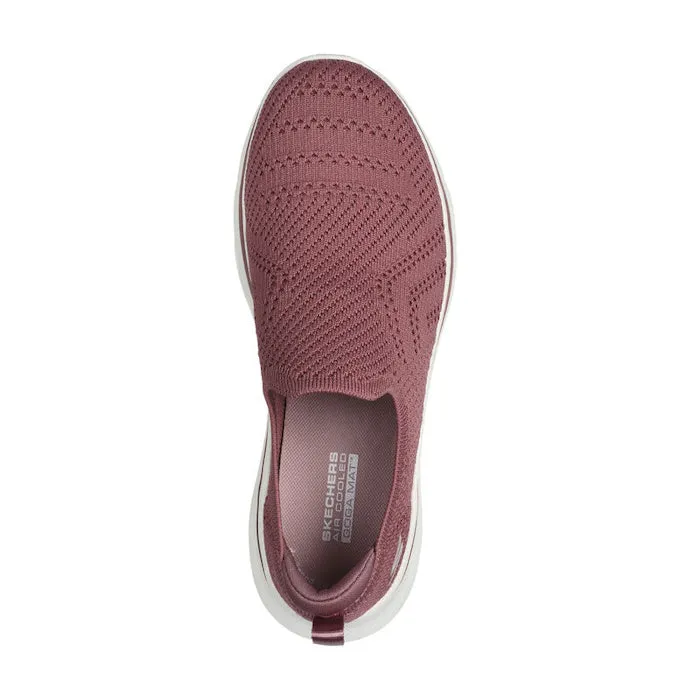 Skechers Go Walk 7 Amina Mauve Slip On Shoe