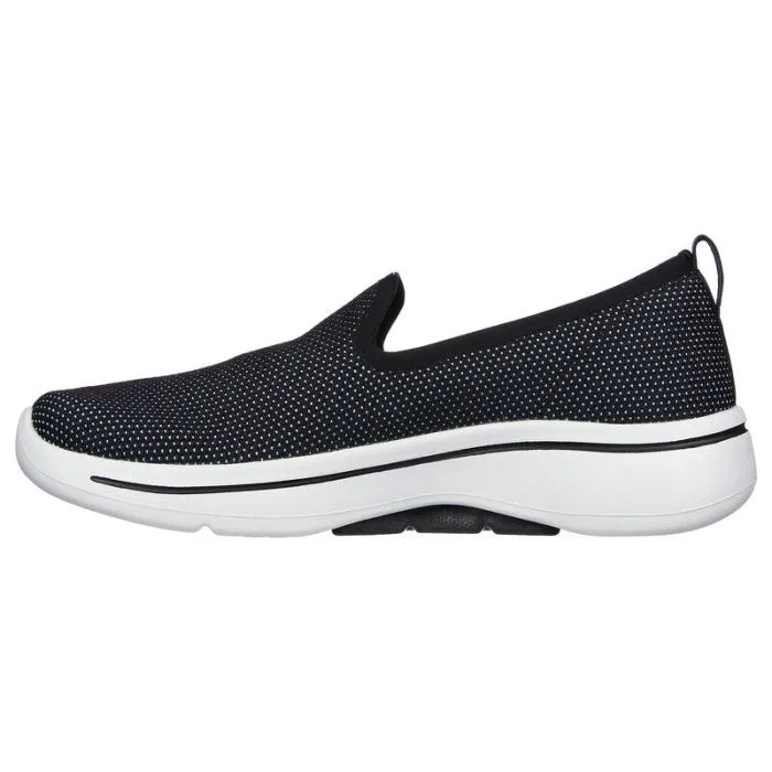 Skechers Go Walk Arch Fit Slip On Space Light Black