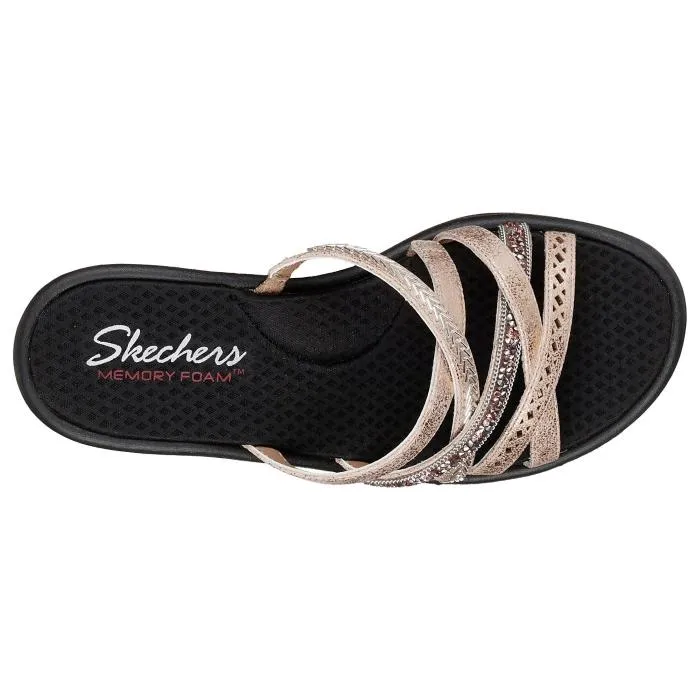 Skechers - Rumbler Wave  New Lassie Wedge Sandal Rose Gold