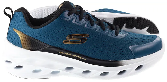 Skechers Trainers Mens Glide Step Swift Frayment Teal Black