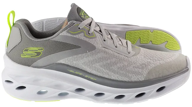 Skechers Trainers Mens Glide Step Swift Grey Lime