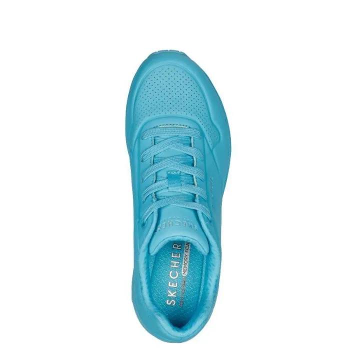 Skechers Uno Bright Air Aqua Sneaker Lace Up ON CLEARANCE LAST ONE Womens US 7