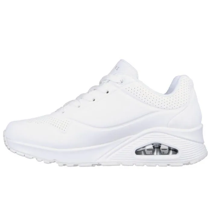 Skechers Uno Stand On Air WIDE Width Womens Trainer White