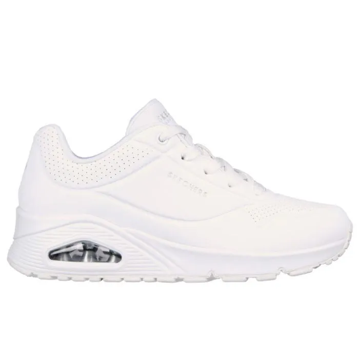 Skechers Uno Stand On Air WIDE Width Womens Trainer White