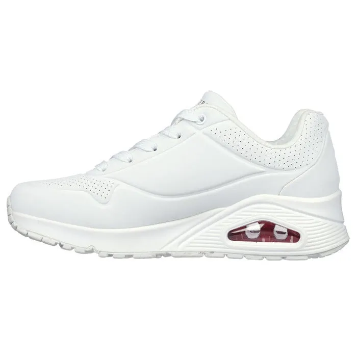 Skechers Uno  X JGoldcrown White Red Trainer