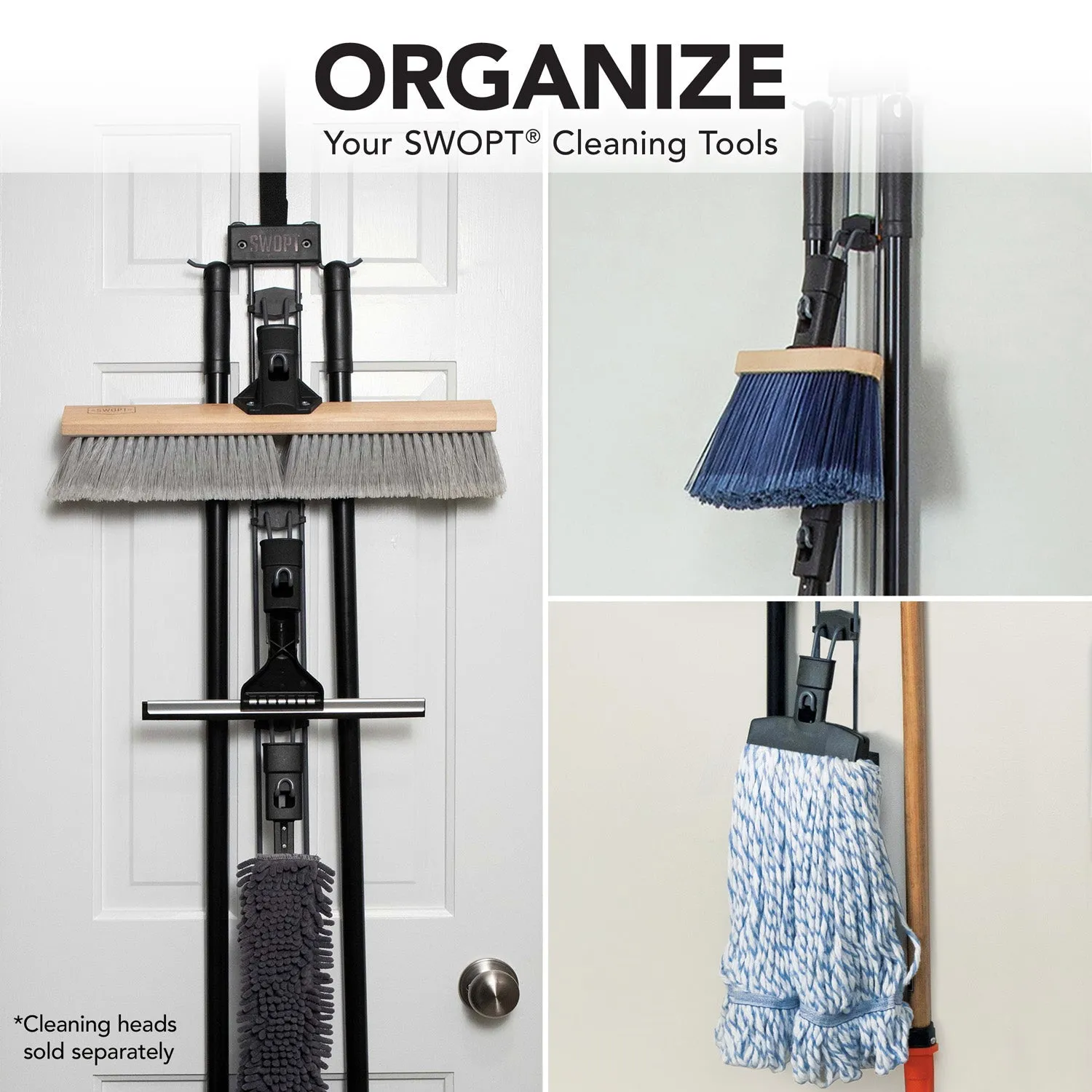 System Organizer Cleaning Head Hangers - 2 pack