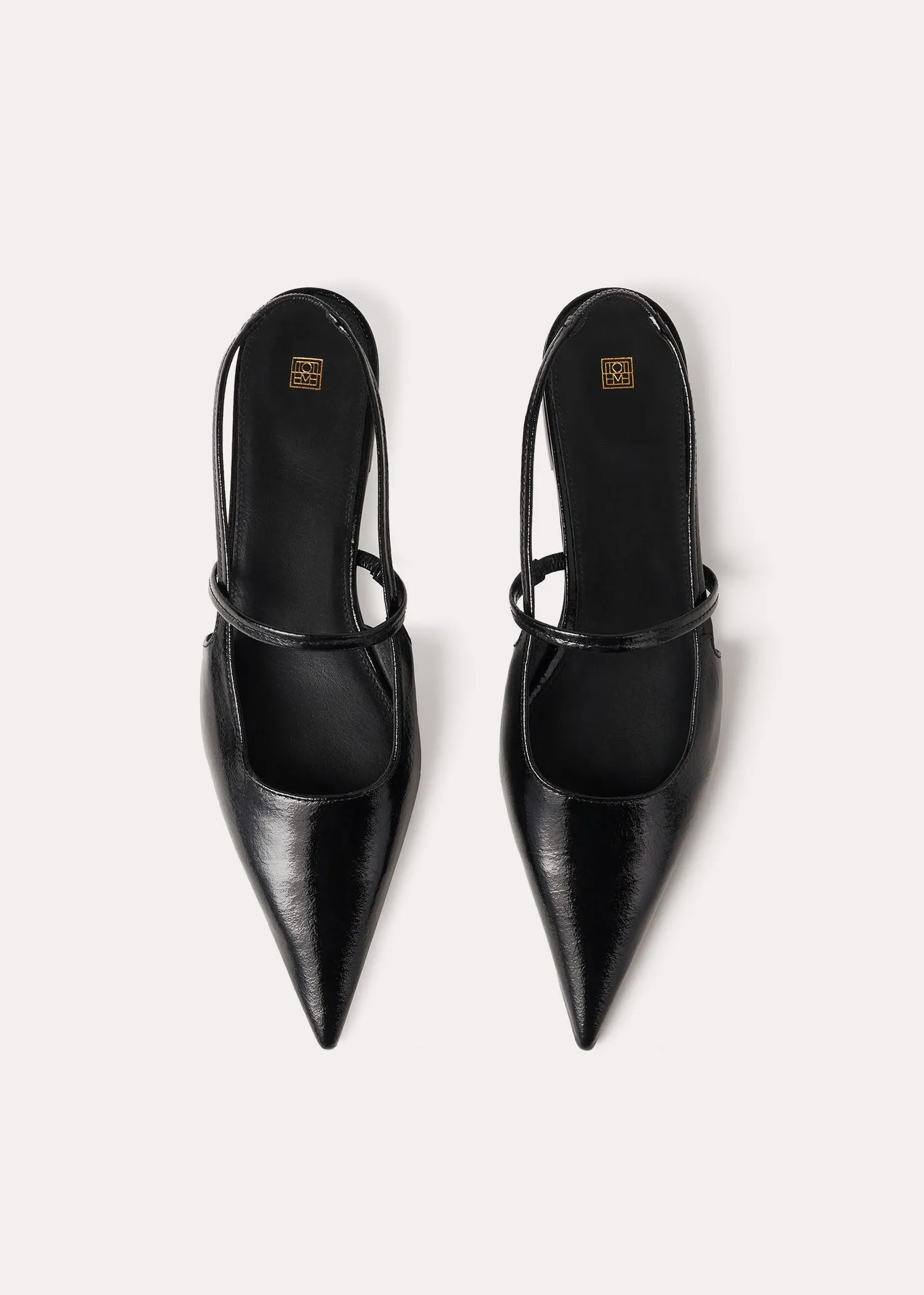 The Sharp Slingback black