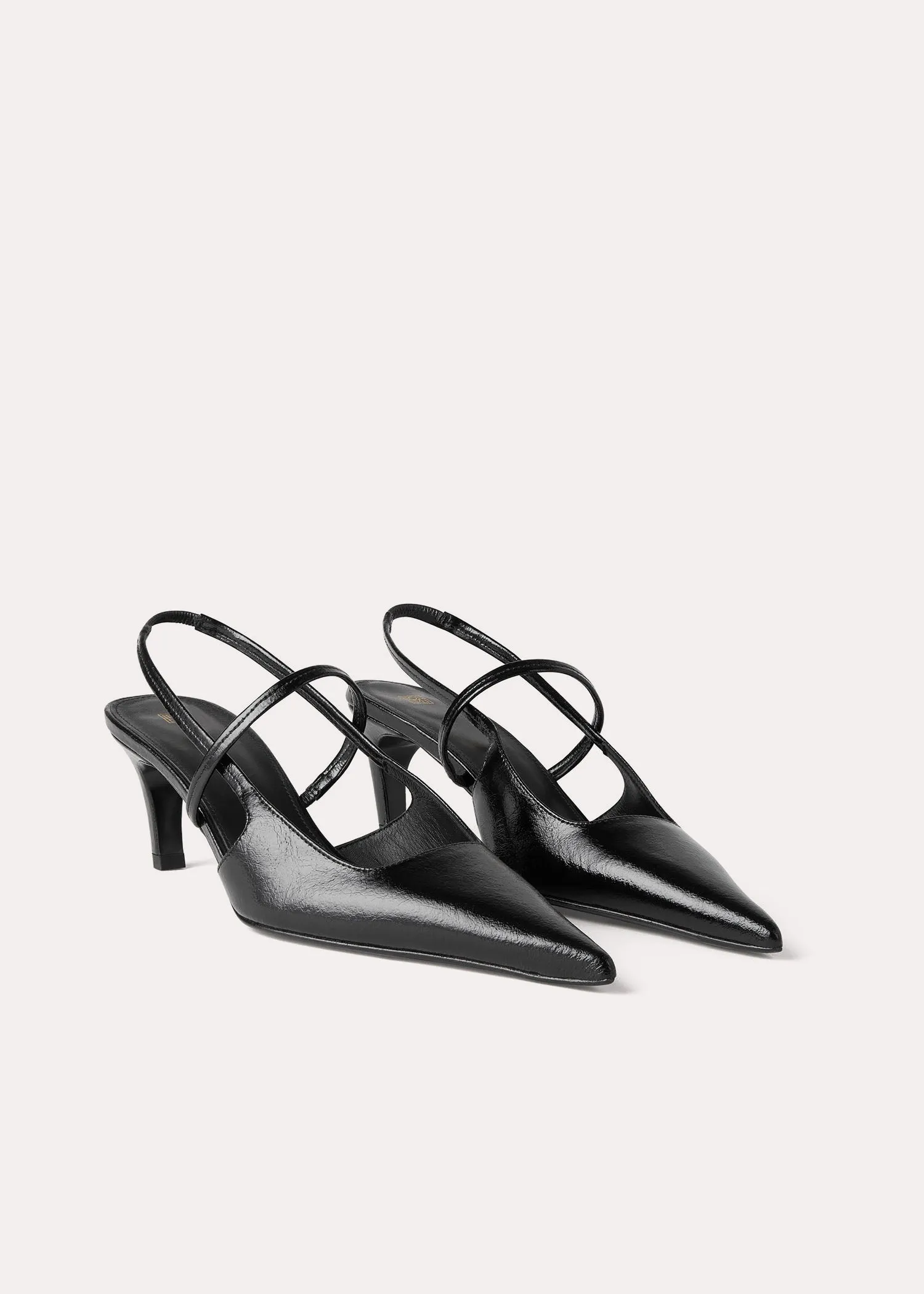 The Sharp Slingback black