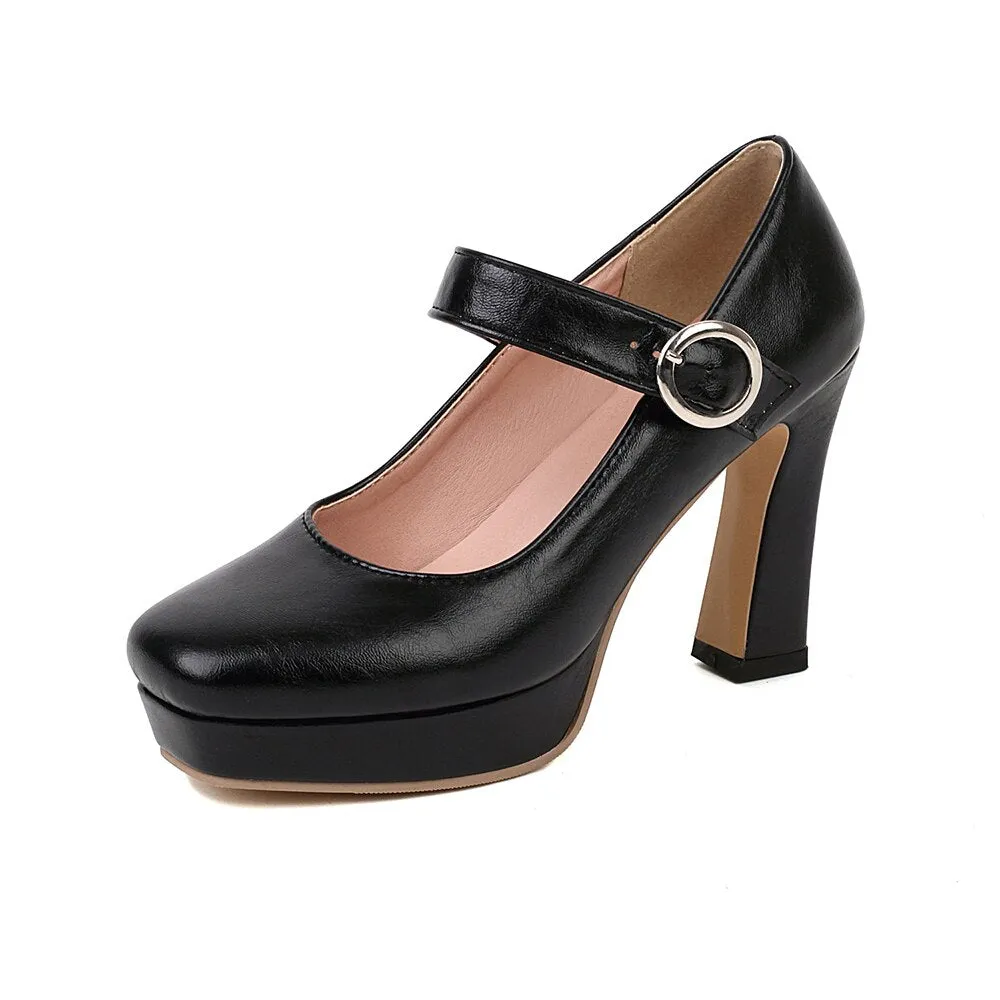 Trendy Casual High Platform Thick Heel