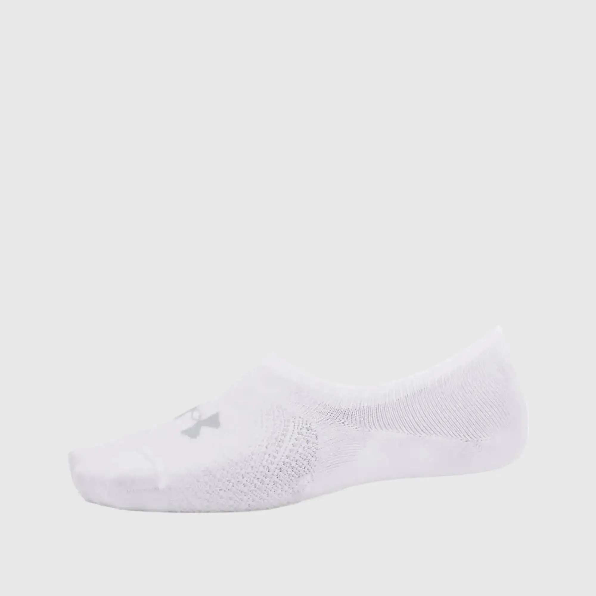 Under Armour Unisex BREATHE LITE ULTRA LOW 3PK White