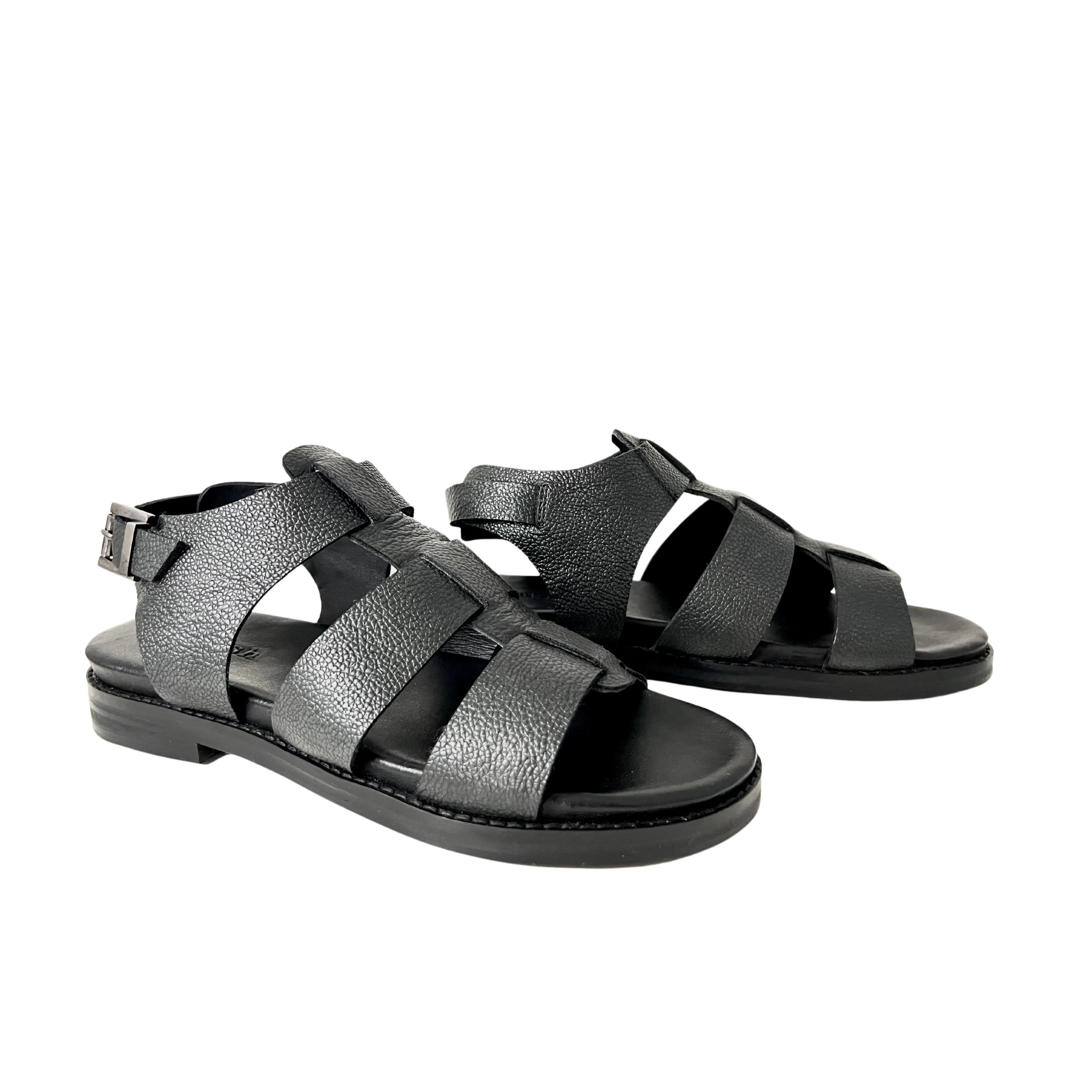 Vera combat platform sandal black