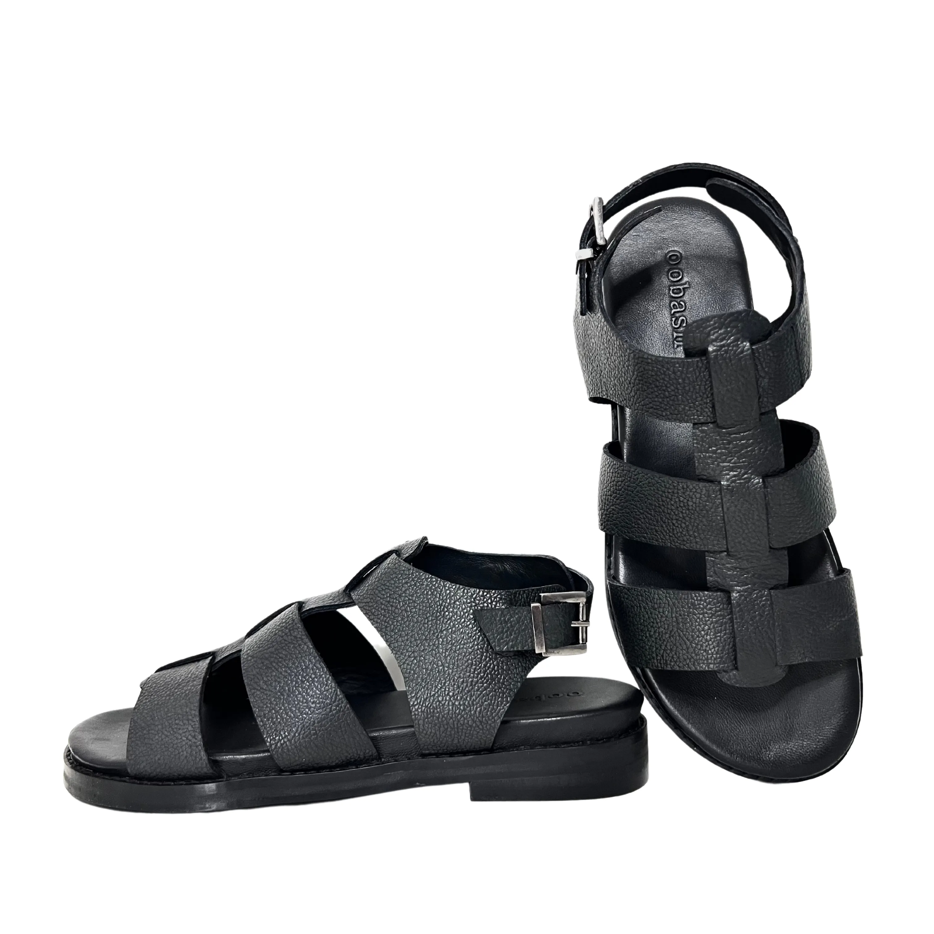 Vera combat platform sandal black