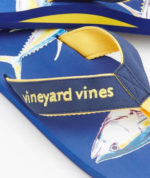 Vineyard Vines Yellow Fin Tuna Flip Flops