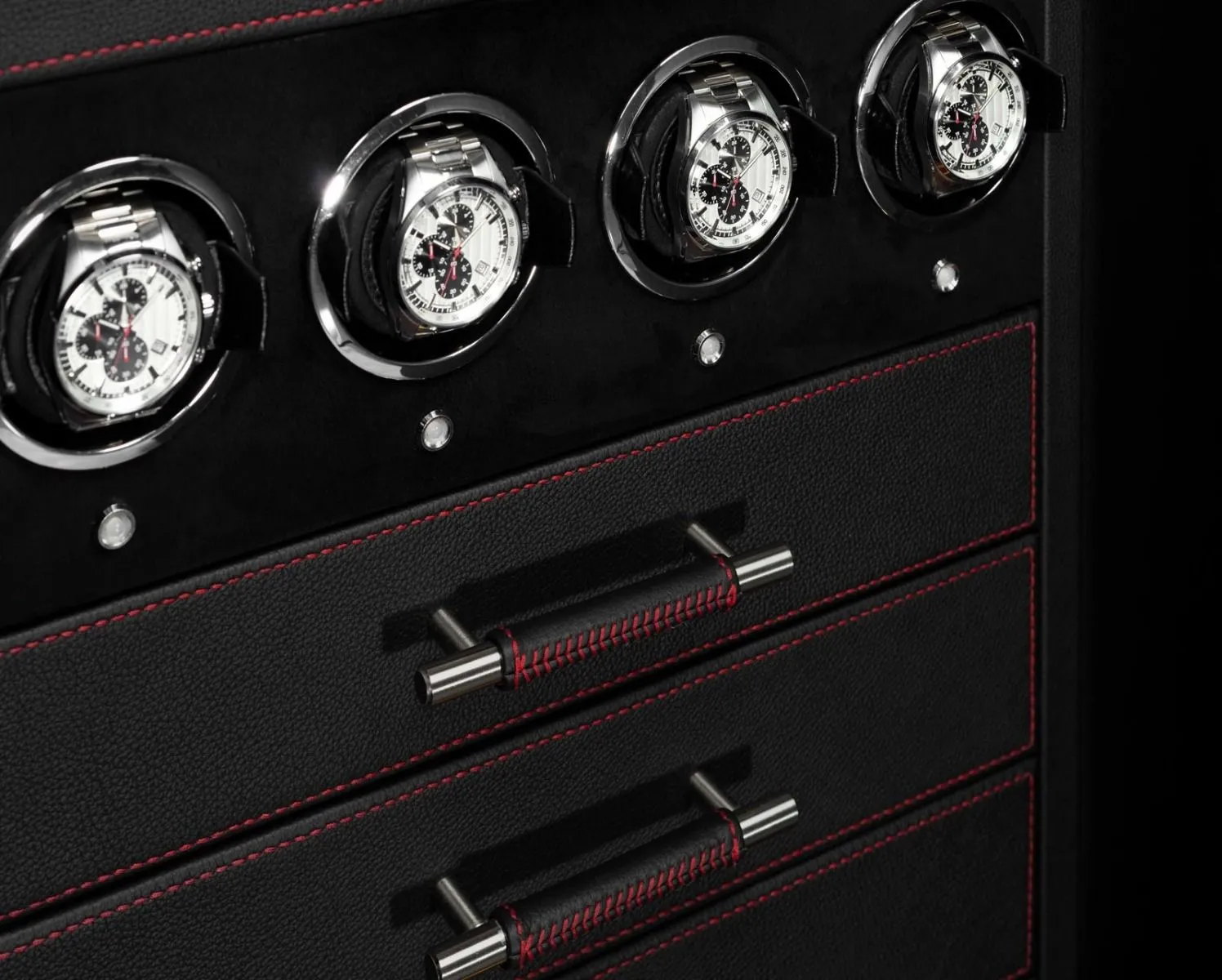 Wolf - Churchill 16-Unit Watch Winder Safe | 481603