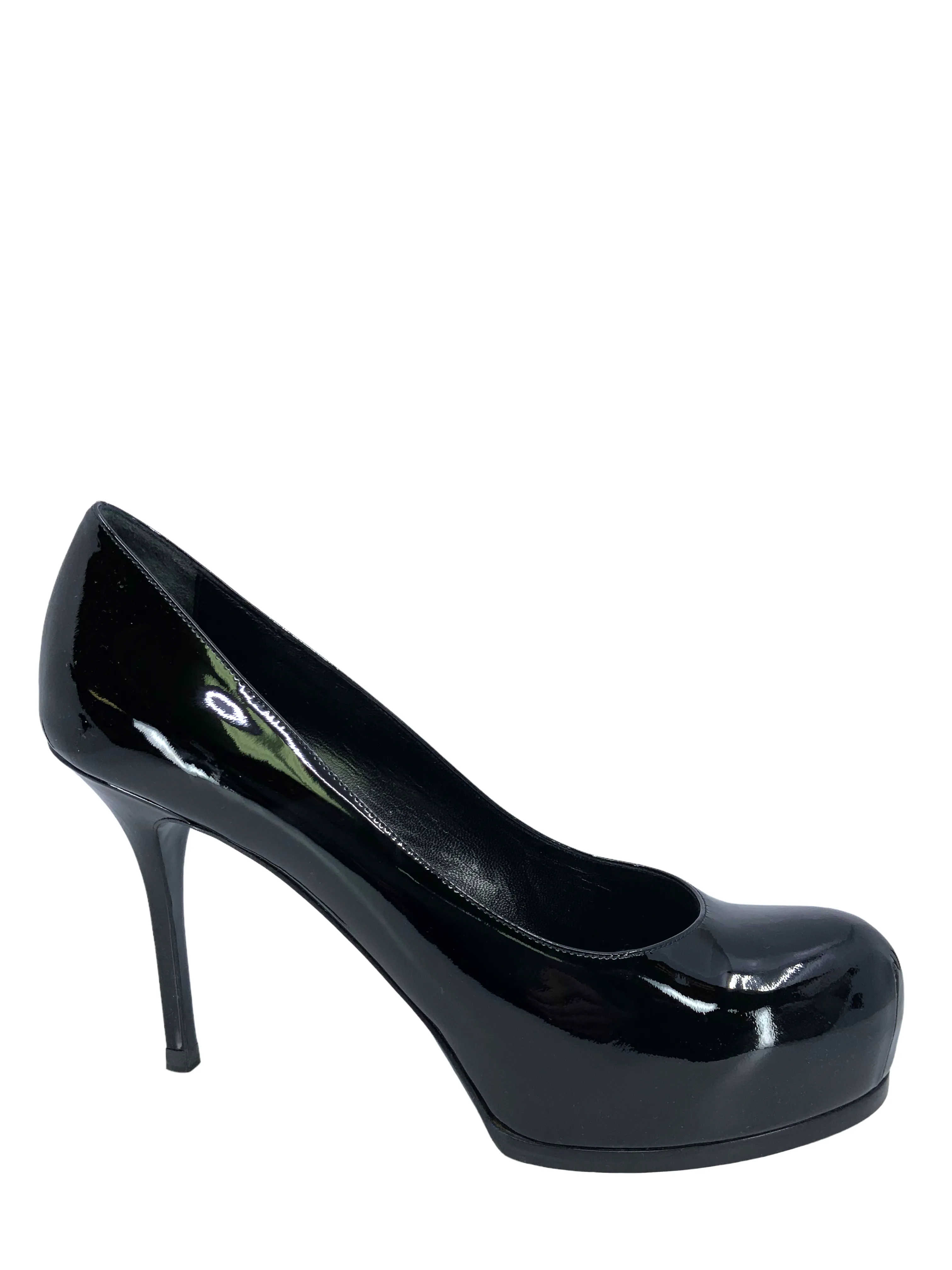 Yves Saint Laurent YSL Tribtoo Patent Leather Platform Pumps Size 11.5